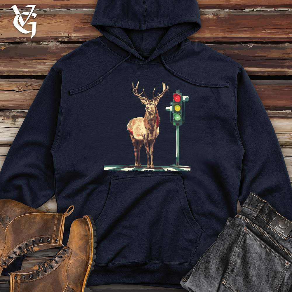 Viking Goods Stag Urban Intersection Midweight Hooded Sweatshirt Classic Navy / L