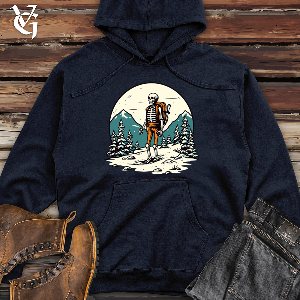 Viking Goods Whimsical Snow Trek Midweight Hooded Sweatshirt Classic Navy / L