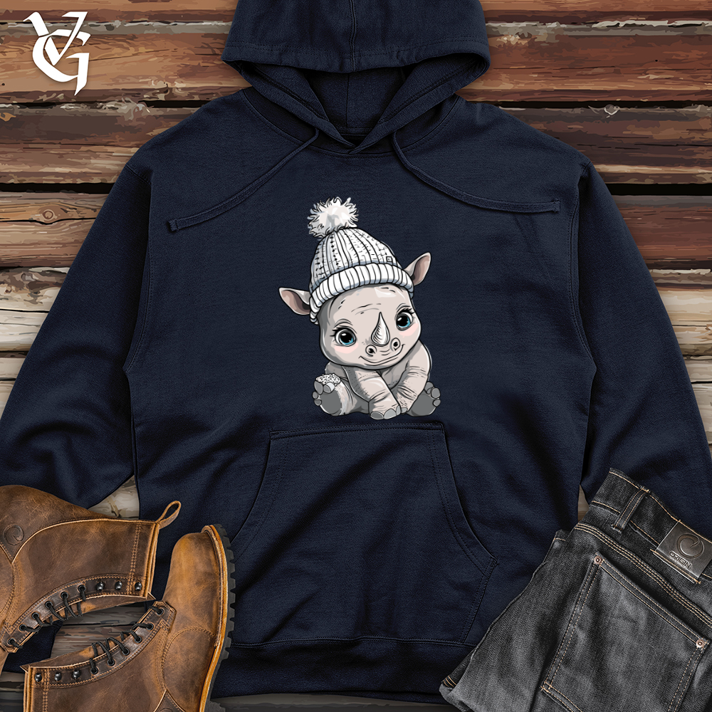 Viking Goods Winter Rhino Cuddles Midweight Hooded Sweatshirt Classic Navy / L