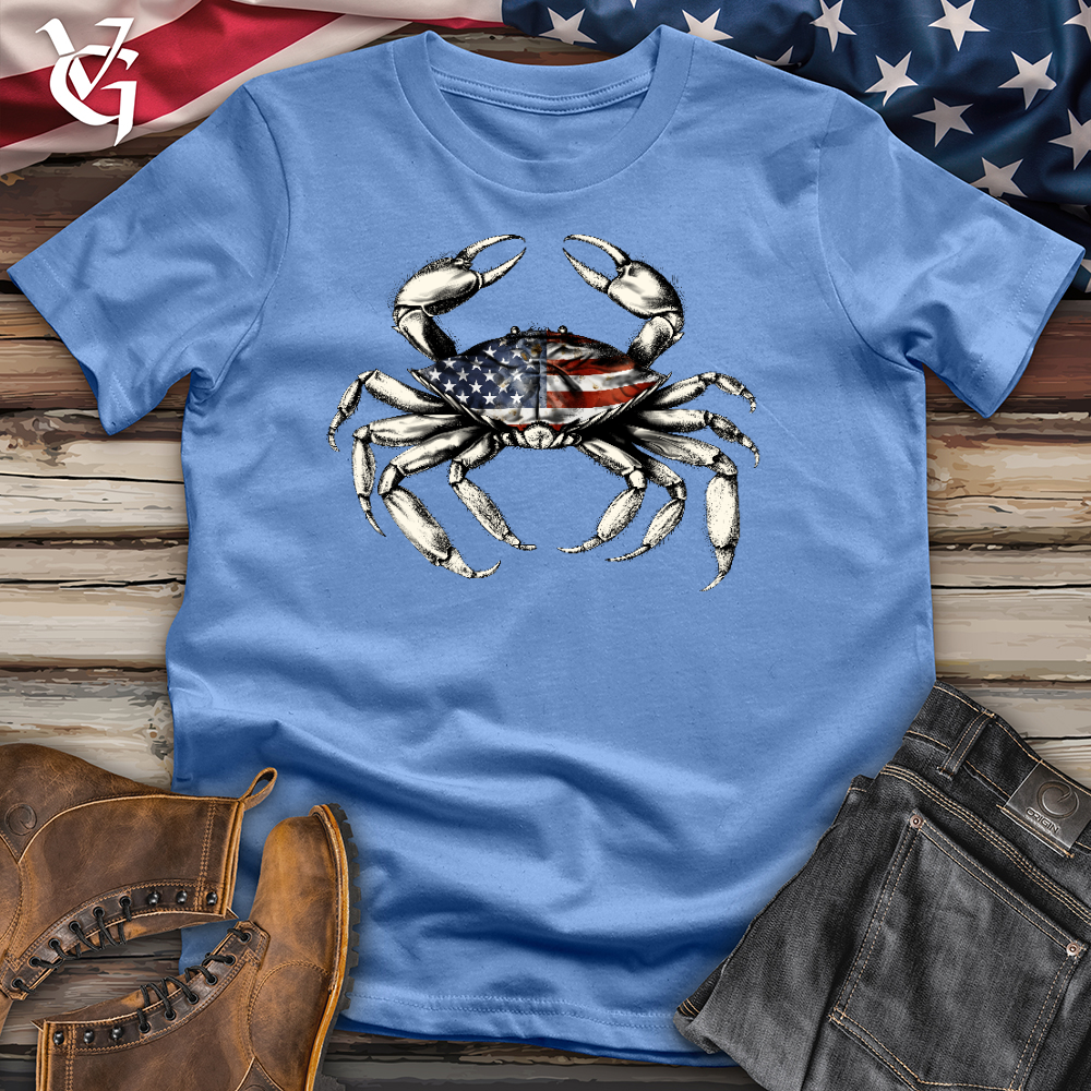 Viking Goods American Crab Cotton Tee Columbia Blue / L