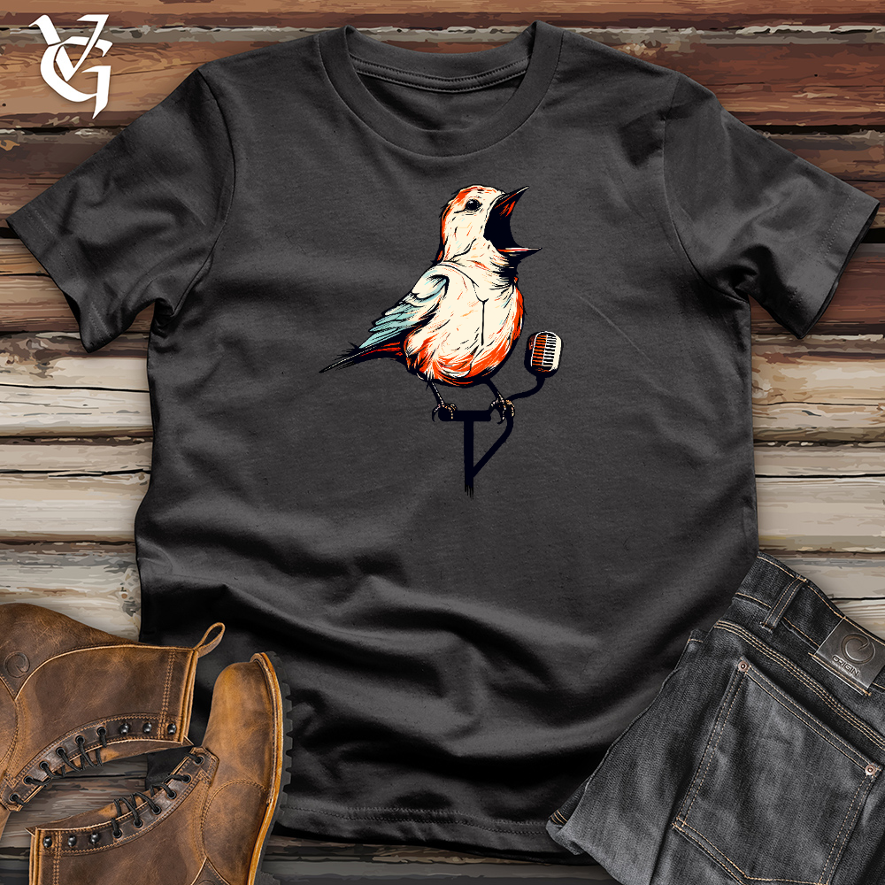 Viking Goods A Singing Bird Cotton Tee Dark Grey / L