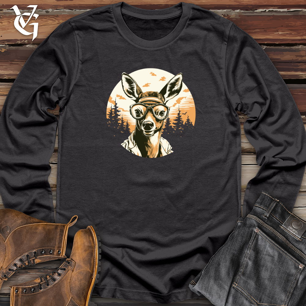 Viking Goods Aerial Antler Aviator Long Sleeve Dark Grey / L