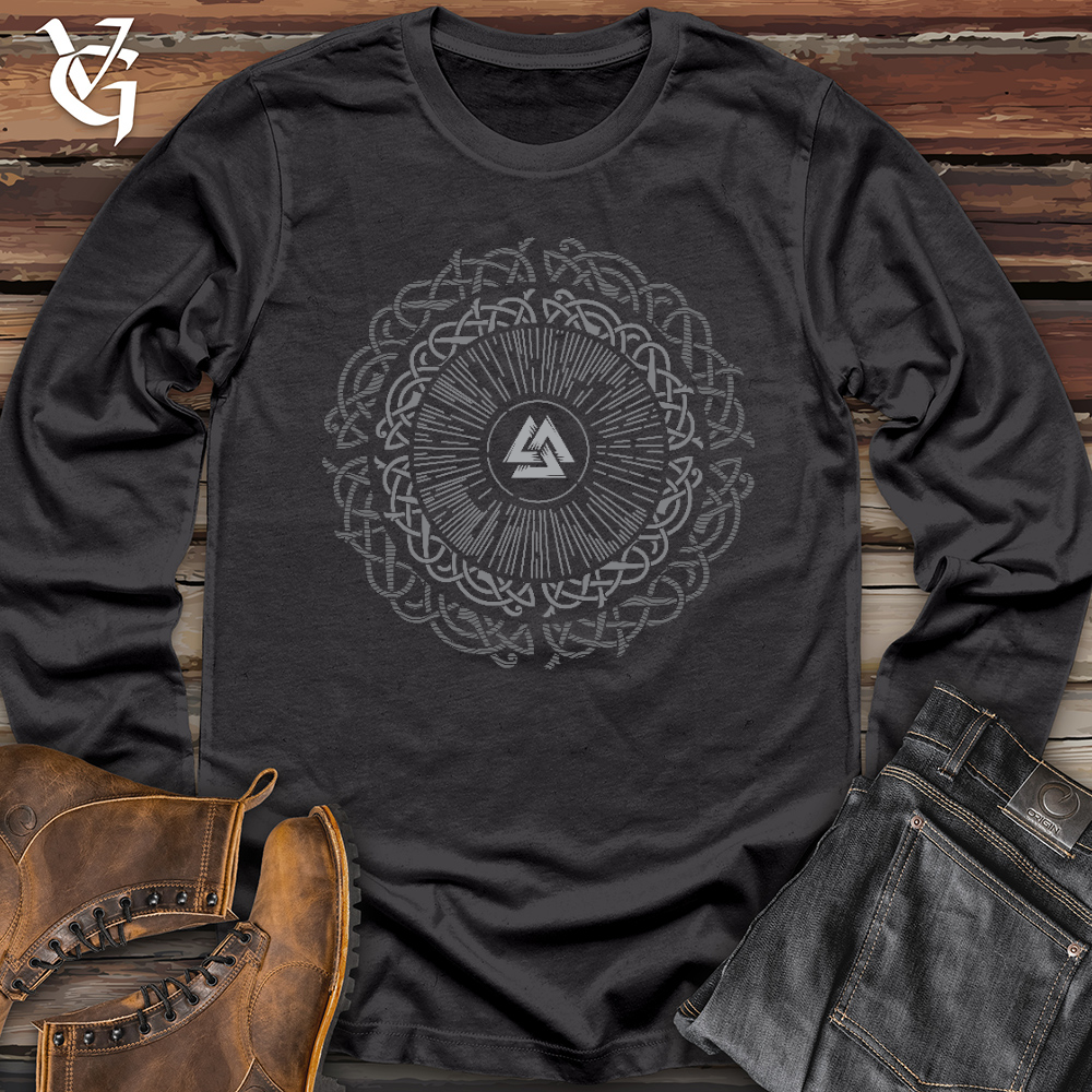 Viking Goods Ancient Round Celtic Long Sleeve Dark Grey / L