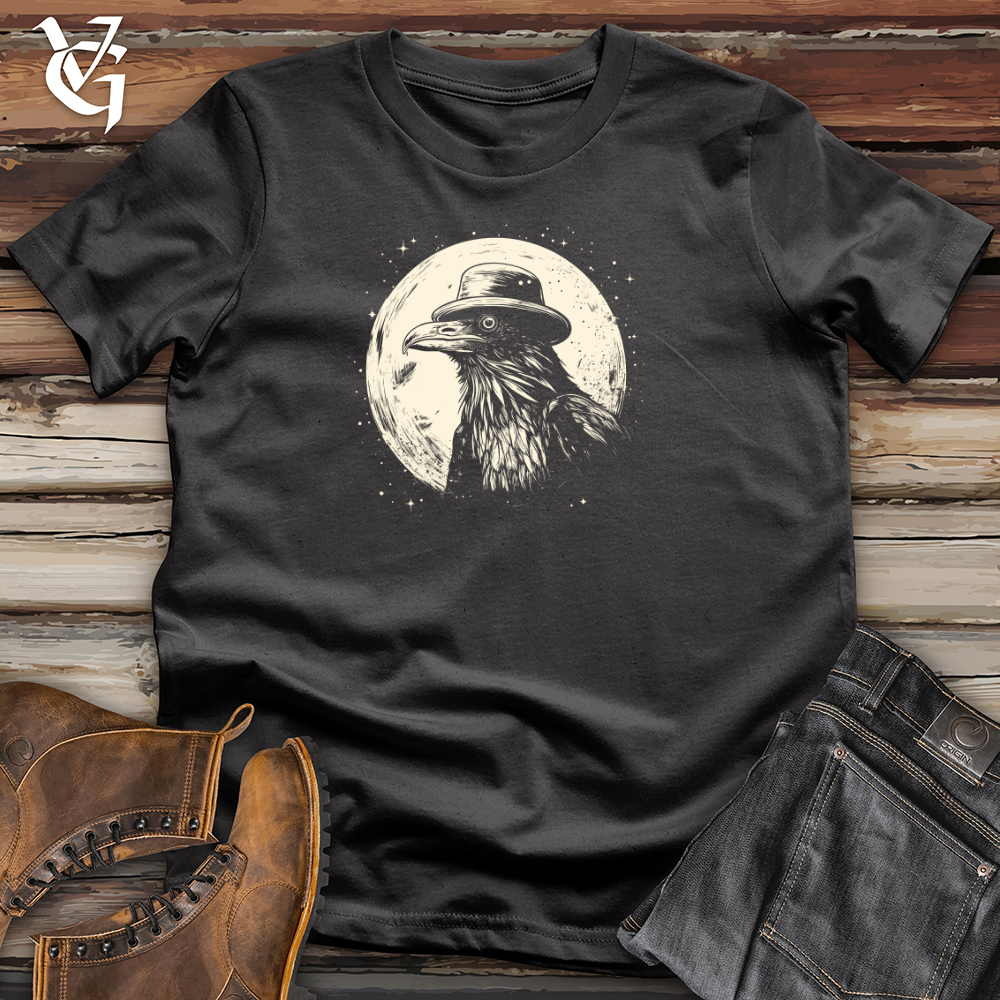 Viking Goods Cosmic Cowboy Raven Cotton Tee Dark Grey / L