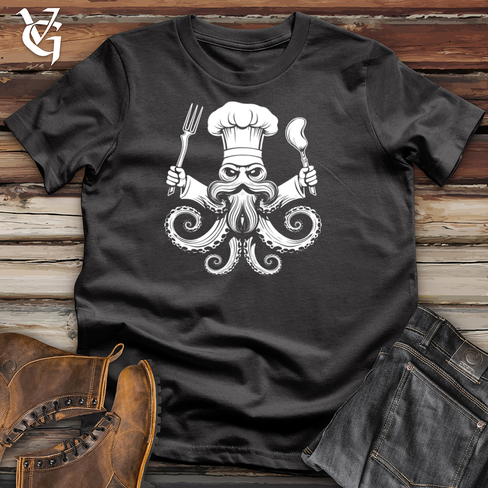 Viking Goods Culinary Cephalopod Master Cotton Tee Dark Grey / L