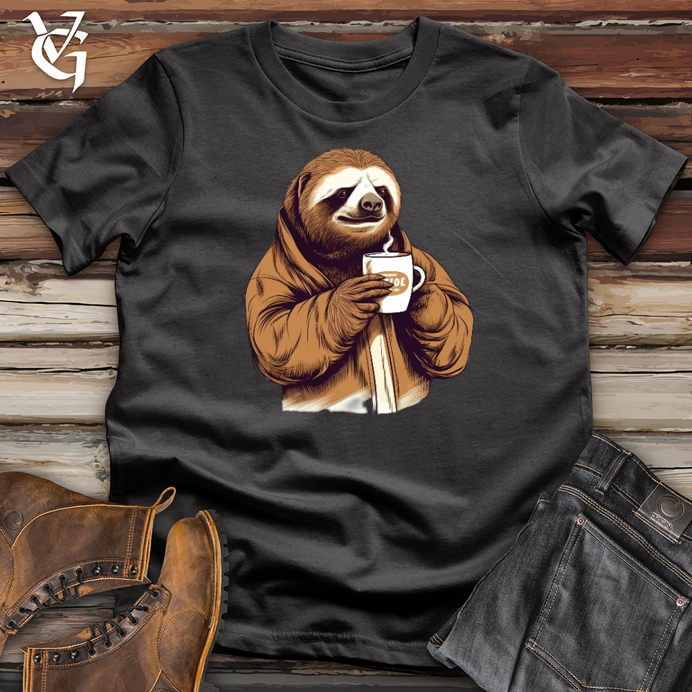 Viking Goods Dude Sloth Cotton Tee Dark Grey / L