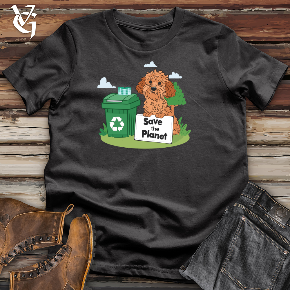 Viking Goods Eco Pooch Pledge Cotton Tee Dark Grey / L