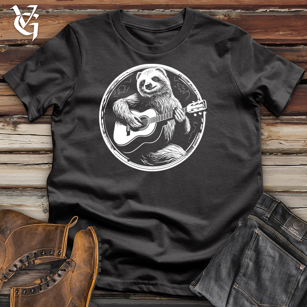 Viking Goods Laid back Groove Sloth Cotton Tee Dark Grey / L