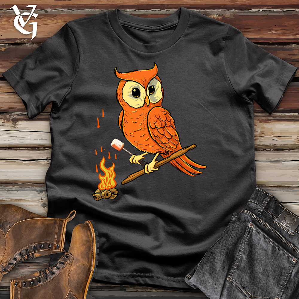 Viking Goods Owl Smores Cotton Tee Dark Grey / L