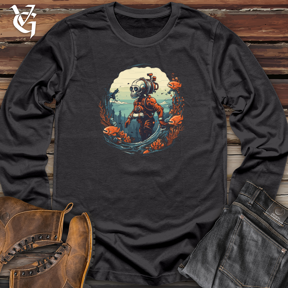 Viking Goods Retro Submarine Explorer Long Sleeve Dark Grey / L