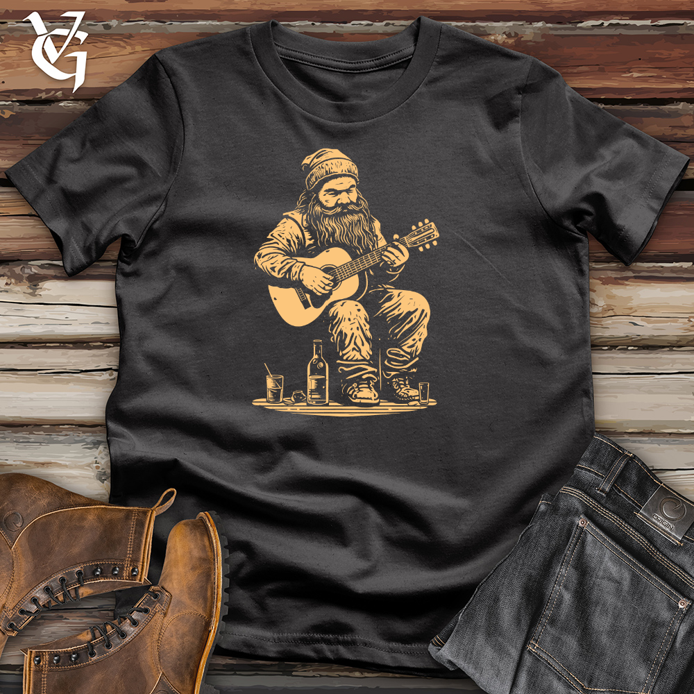 Viking Goods Rockin Dwarf Cotton Tee Dark Grey / L