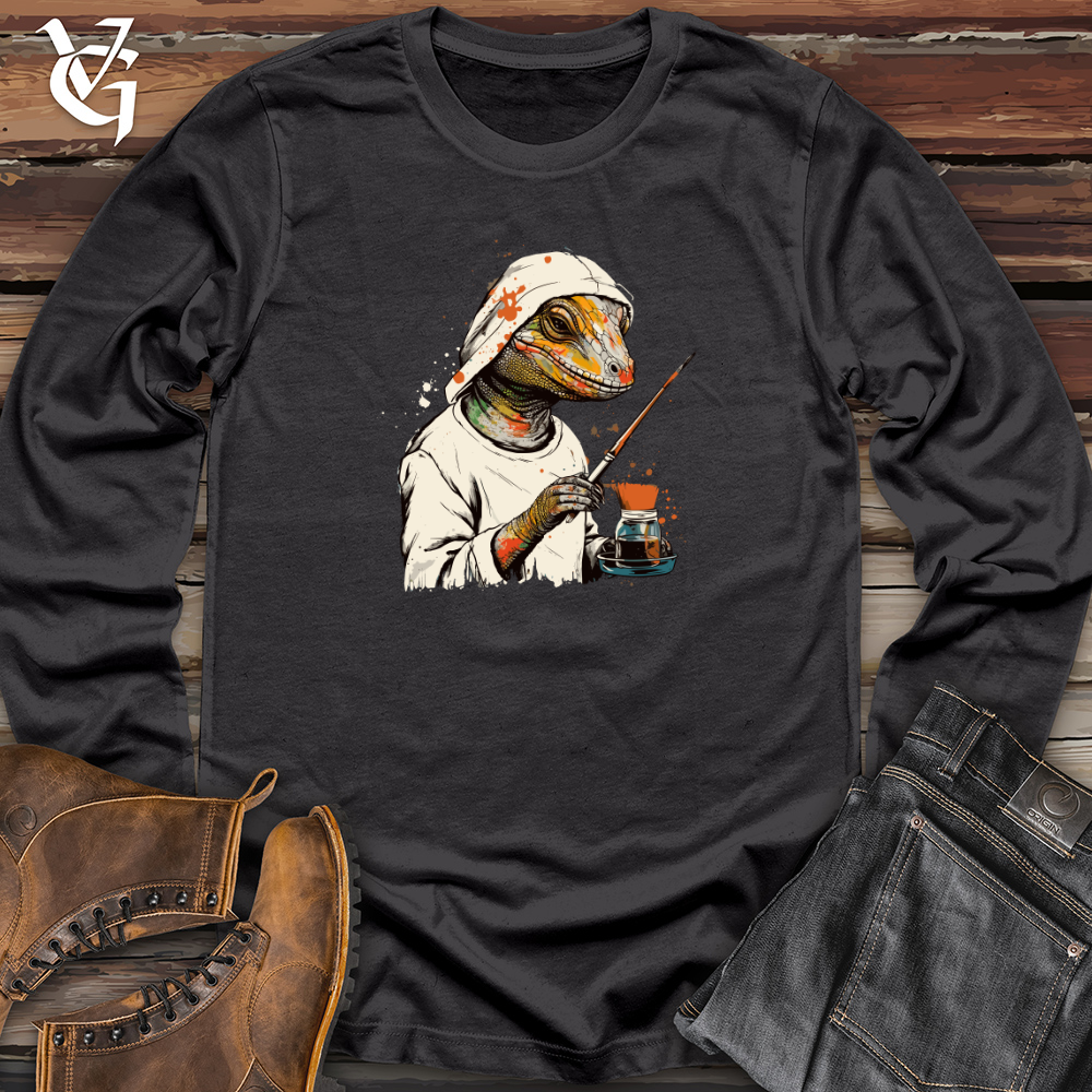 Viking Goods Scaled Artistry Long Sleeve Dark Grey / L