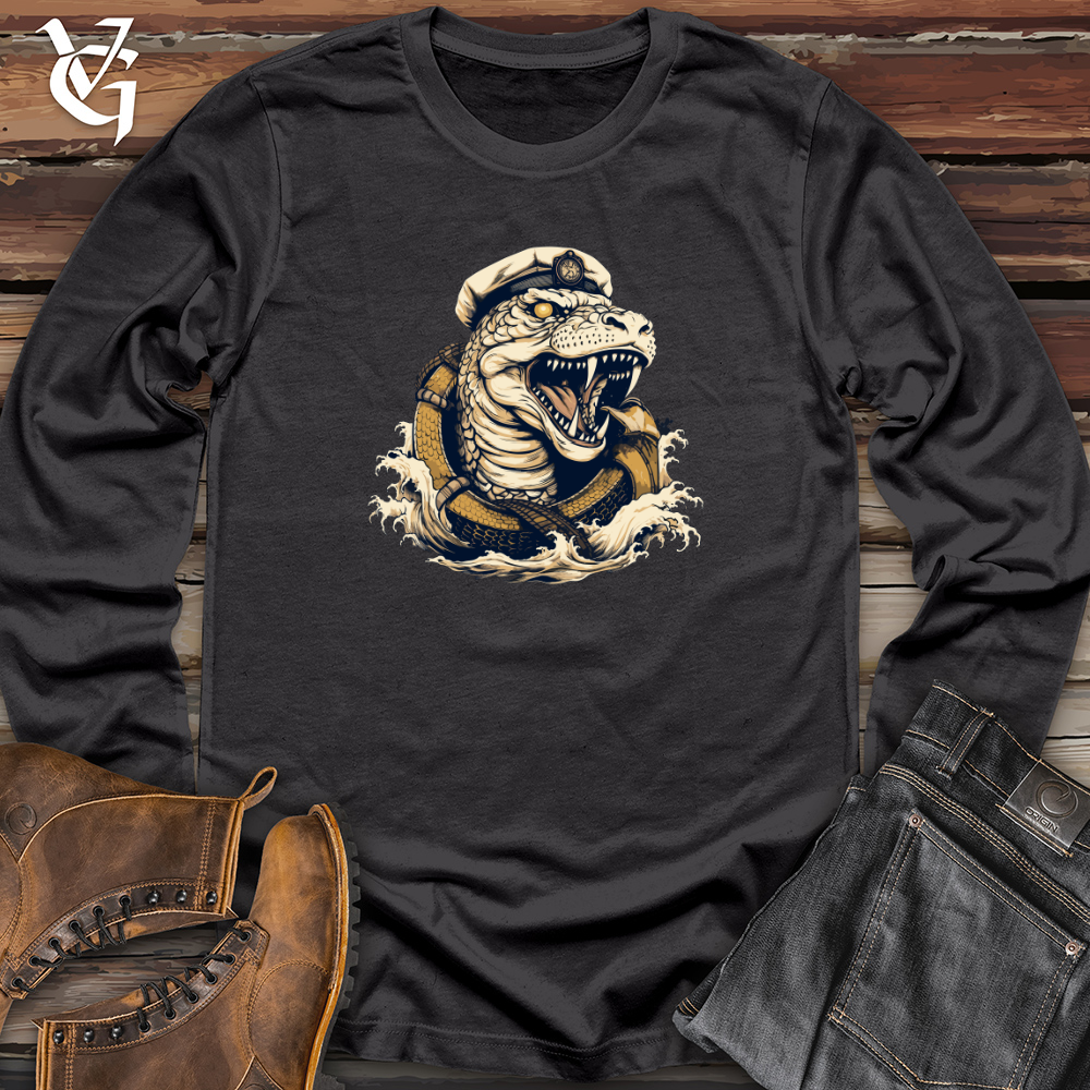 Viking Goods Serpent Sea Captain Long Sleeve Dark Grey / L