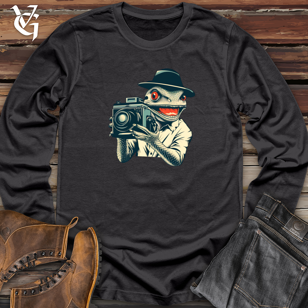 Viking Goods Snapshot Lizard Lens Long Sleeve Dark Grey / L