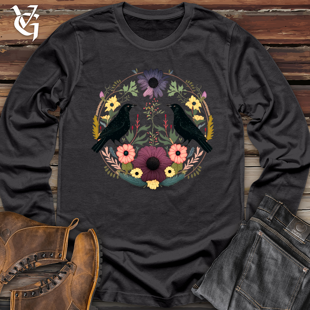 Viking Goods Summer Is Coming Ravens Long Sleeve Dark Grey / L