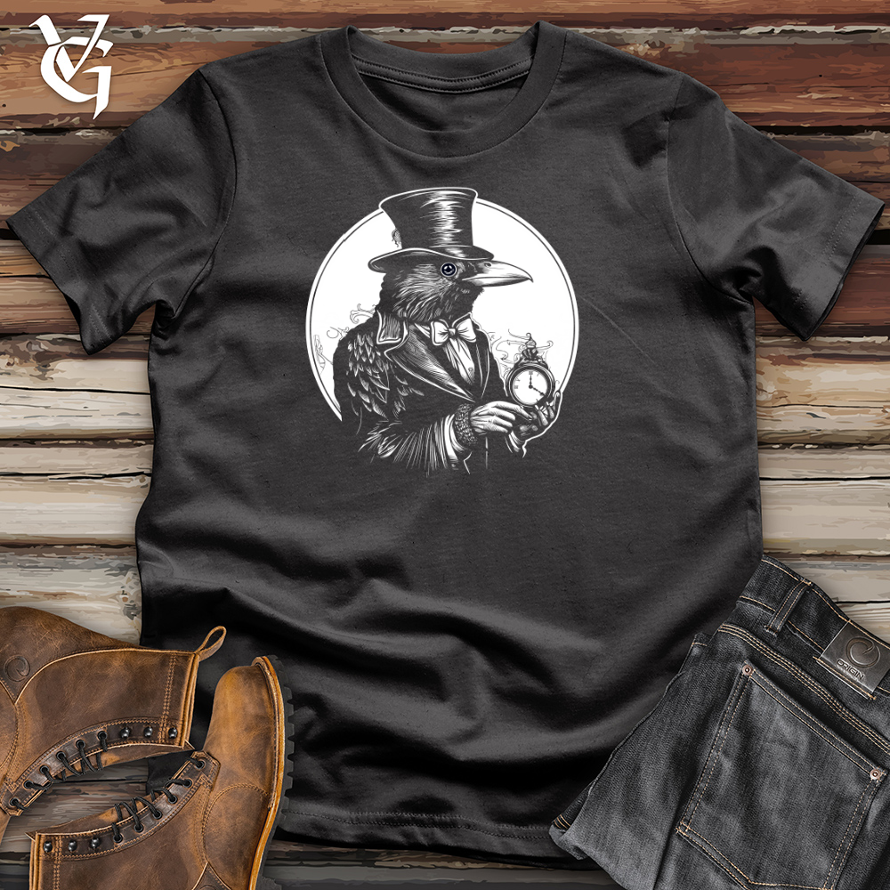 Viking Goods Temporal Raven Cotton Tee Dark Grey / L