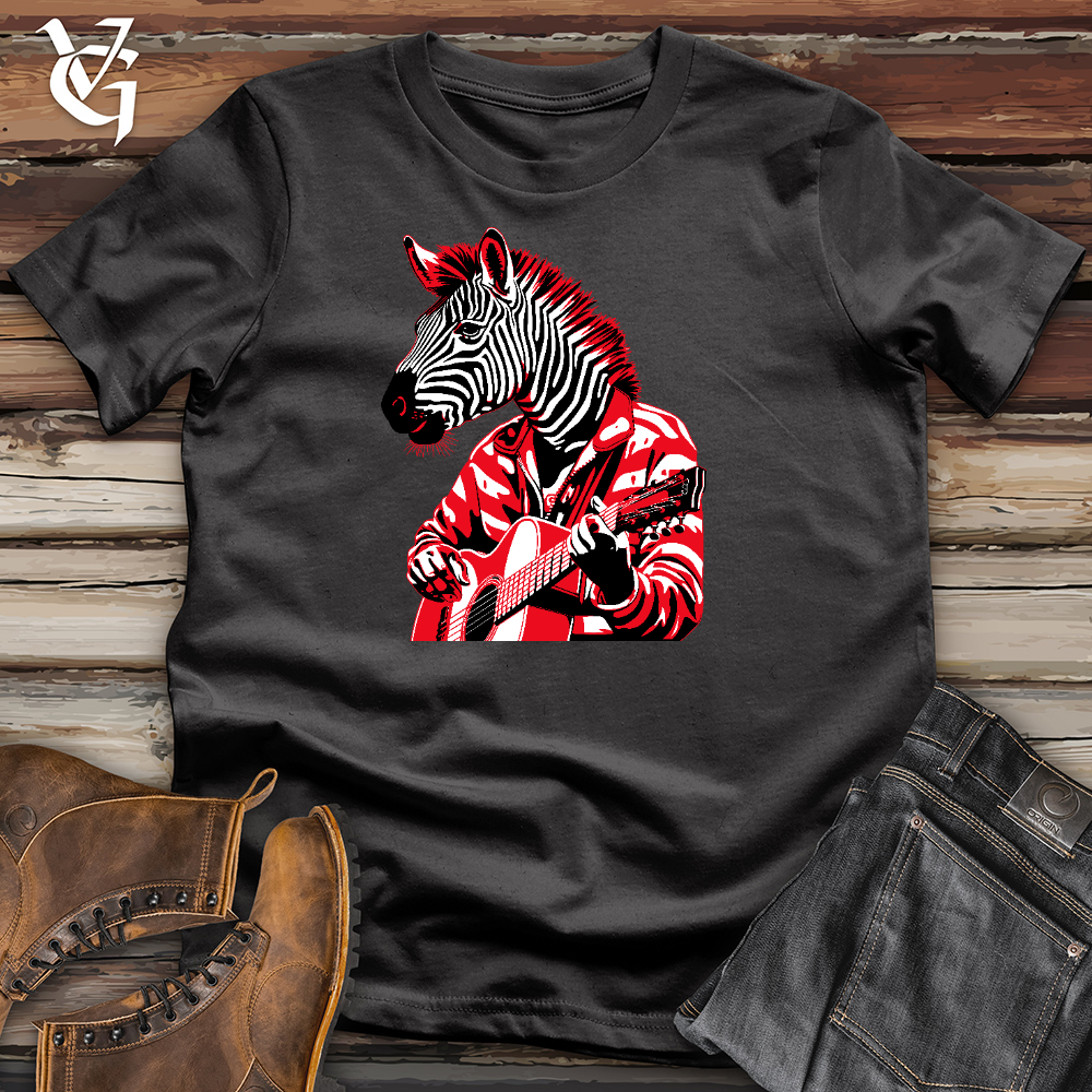 Viking Goods Zebra Rockstar Cotton Tee Dark Grey / L