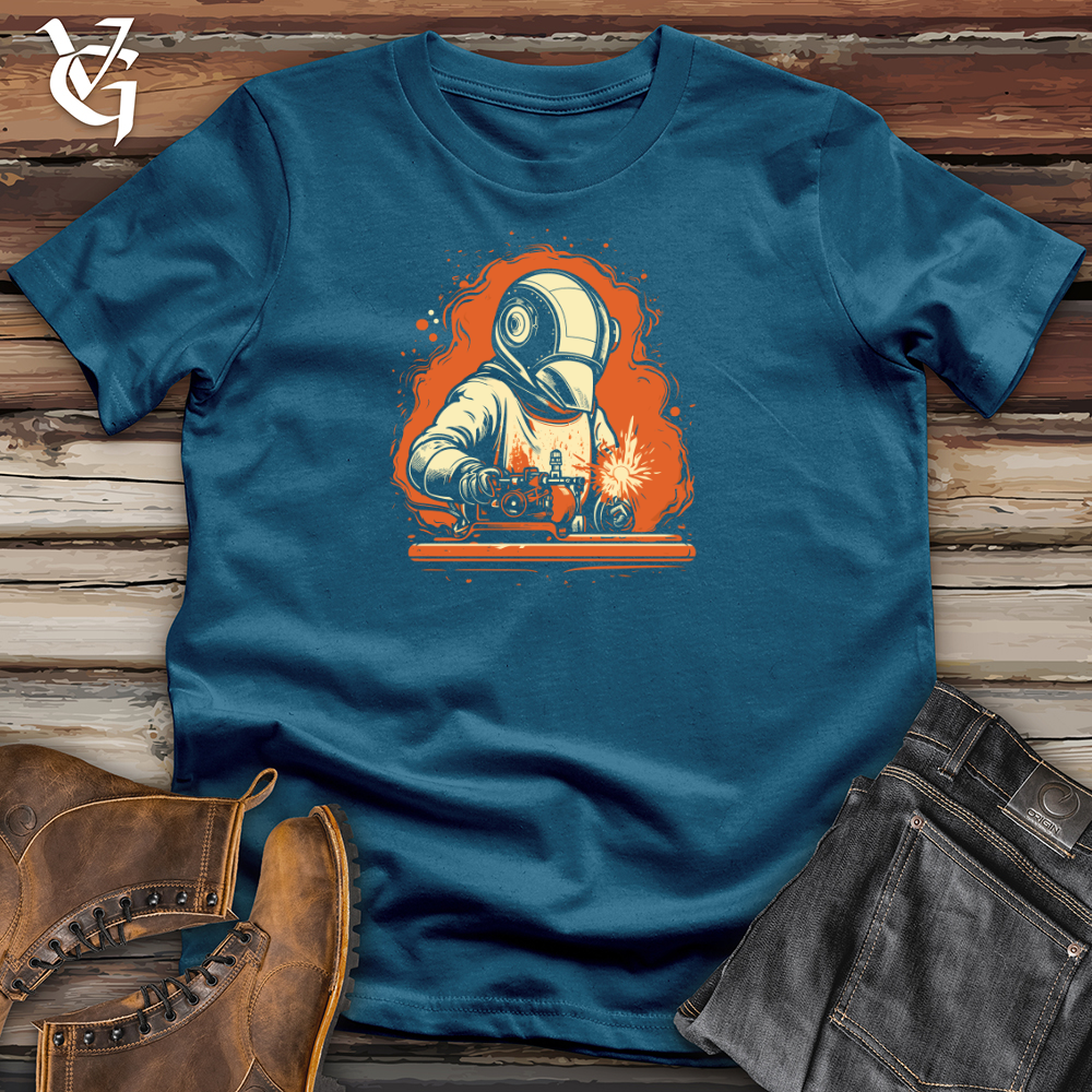 Viking Goods Arctic Welder Cotton Tee Deep Teal / L