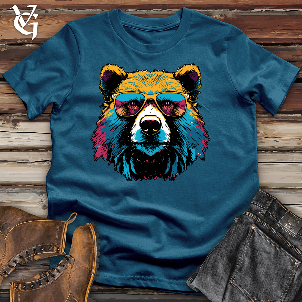 Viking Goods Bear Ballin Cotton Tee Deep Teal / L
