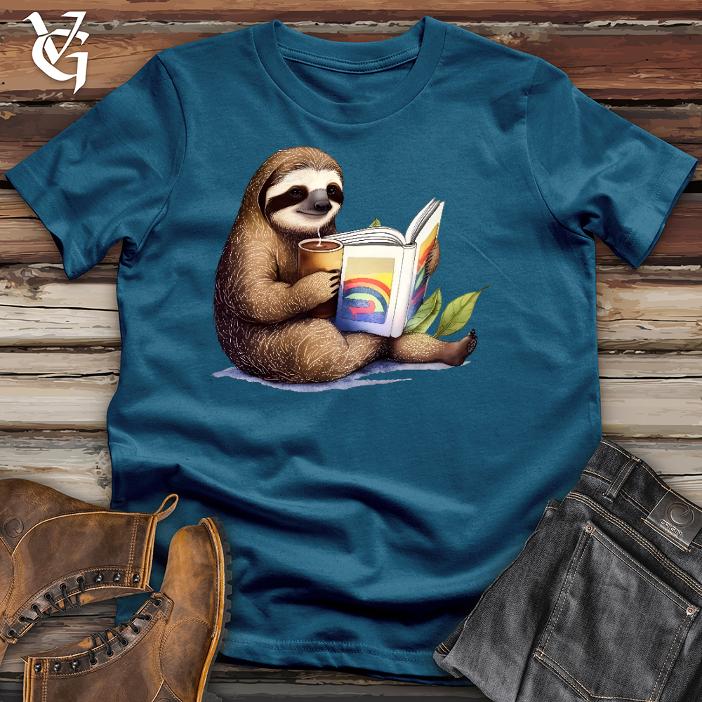 Viking Goods Cozy Sloth Cotton Tee Deep Teal / L