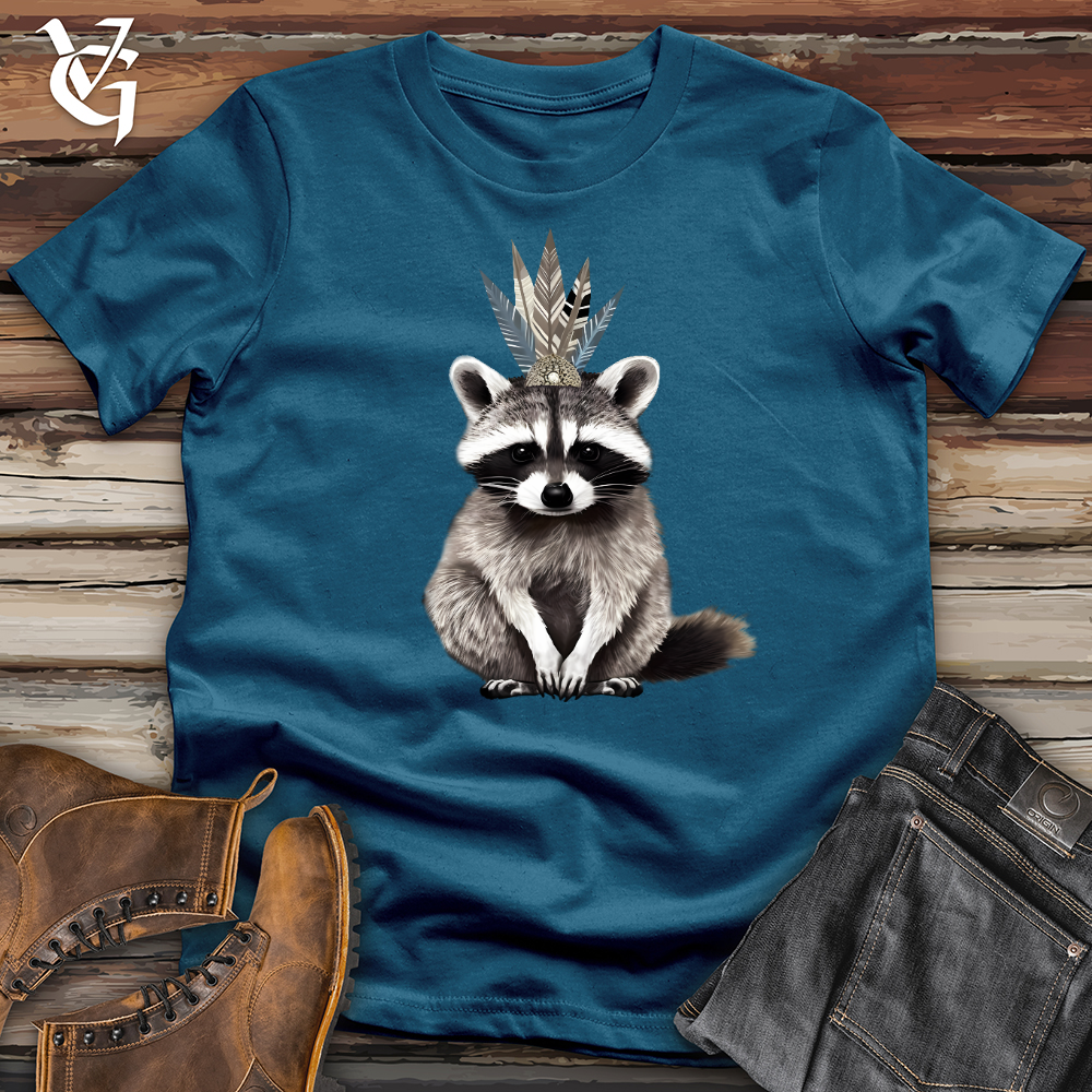 Viking Goods King Coon Cotton Tee Deep Teal / L