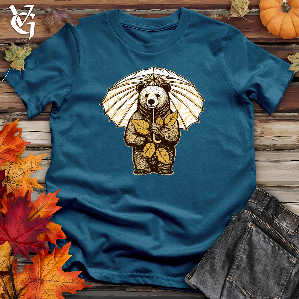 Viking Goods Leafy Bear Shelter Cotton Tee Deep Teal / L