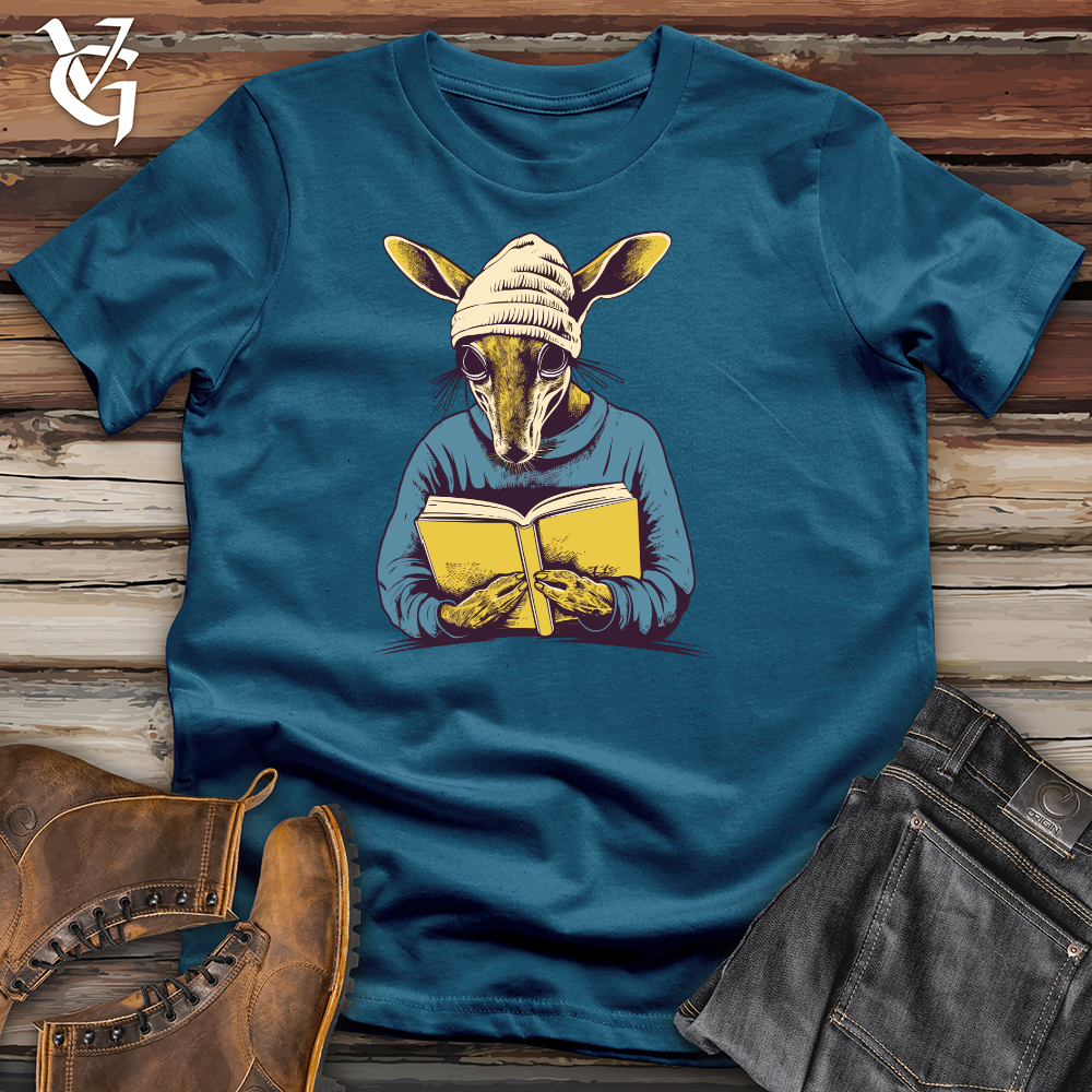 Viking Goods Literate Aardvark Cotton Tee Deep Teal / L