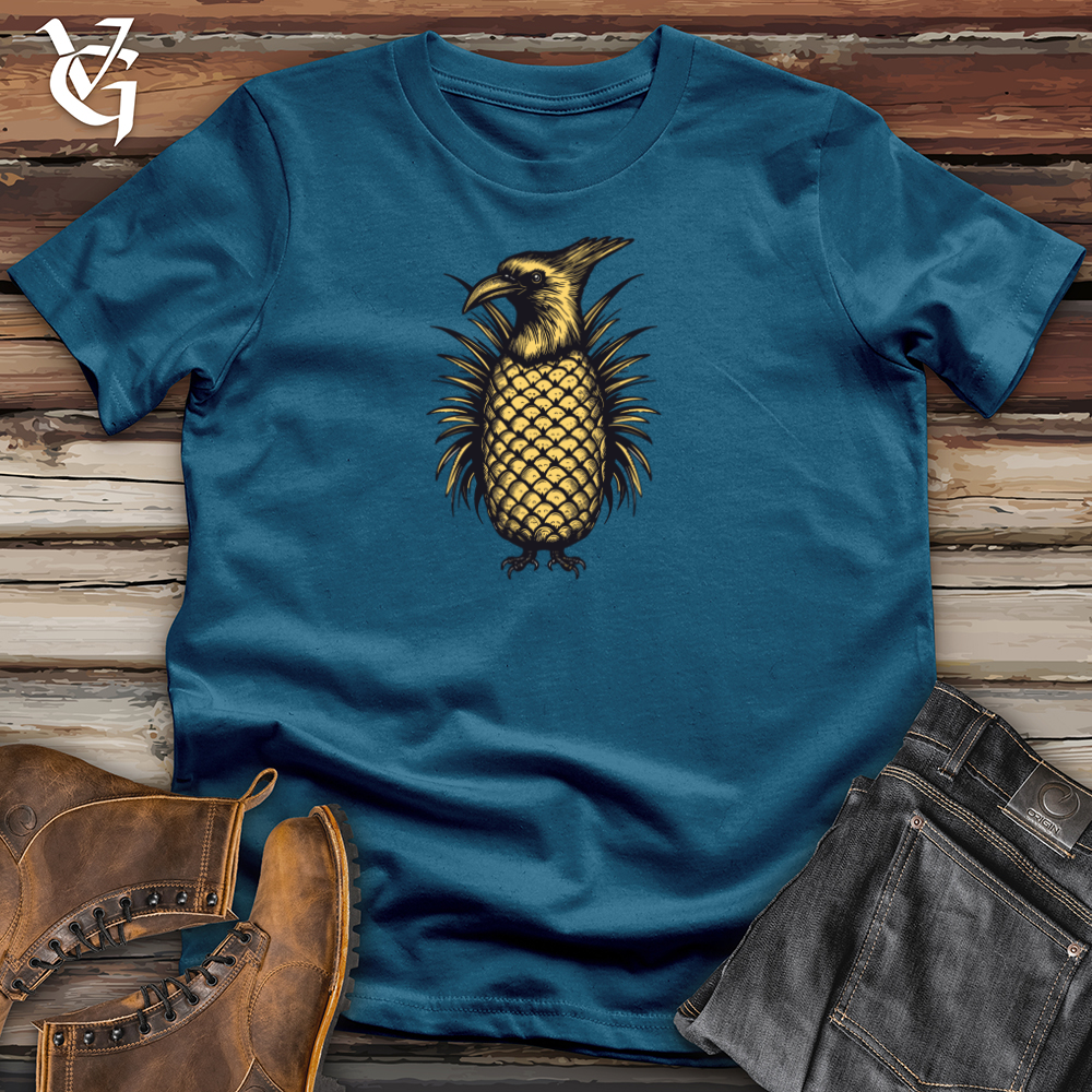 Viking Goods Pineapple Raven Cotton Tee Deep Teal / L
