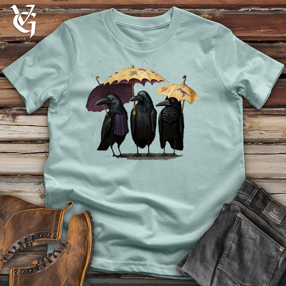 Viking Goods 3 Raven Amigos Cotton Tee Dusty Blue / L