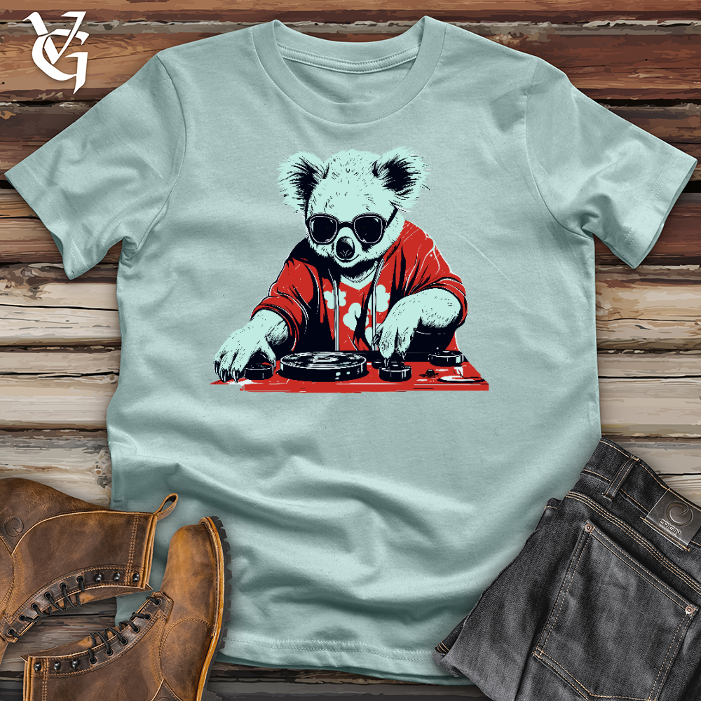 Viking Goods Koala DJ Cotton Tee Dusty Blue / L