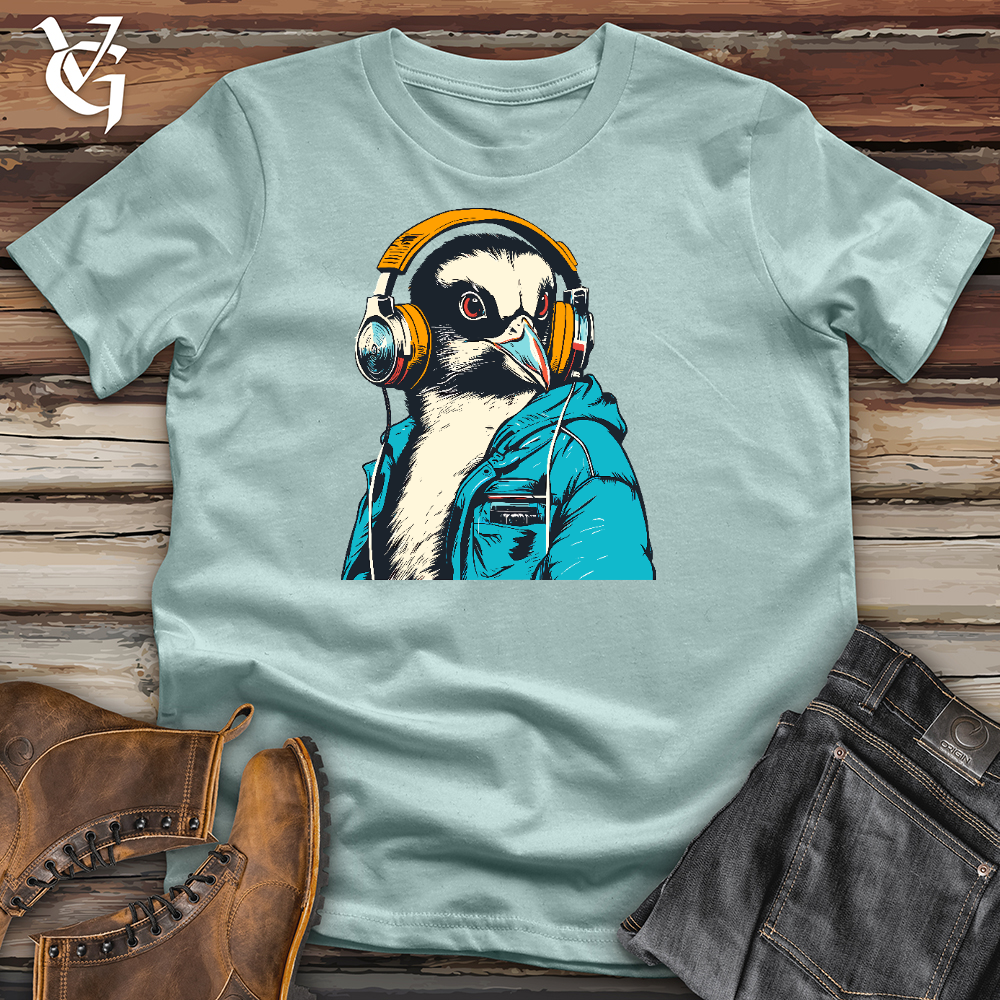 Viking Goods Penguin Jams Cotton Tee Dusty Blue / L