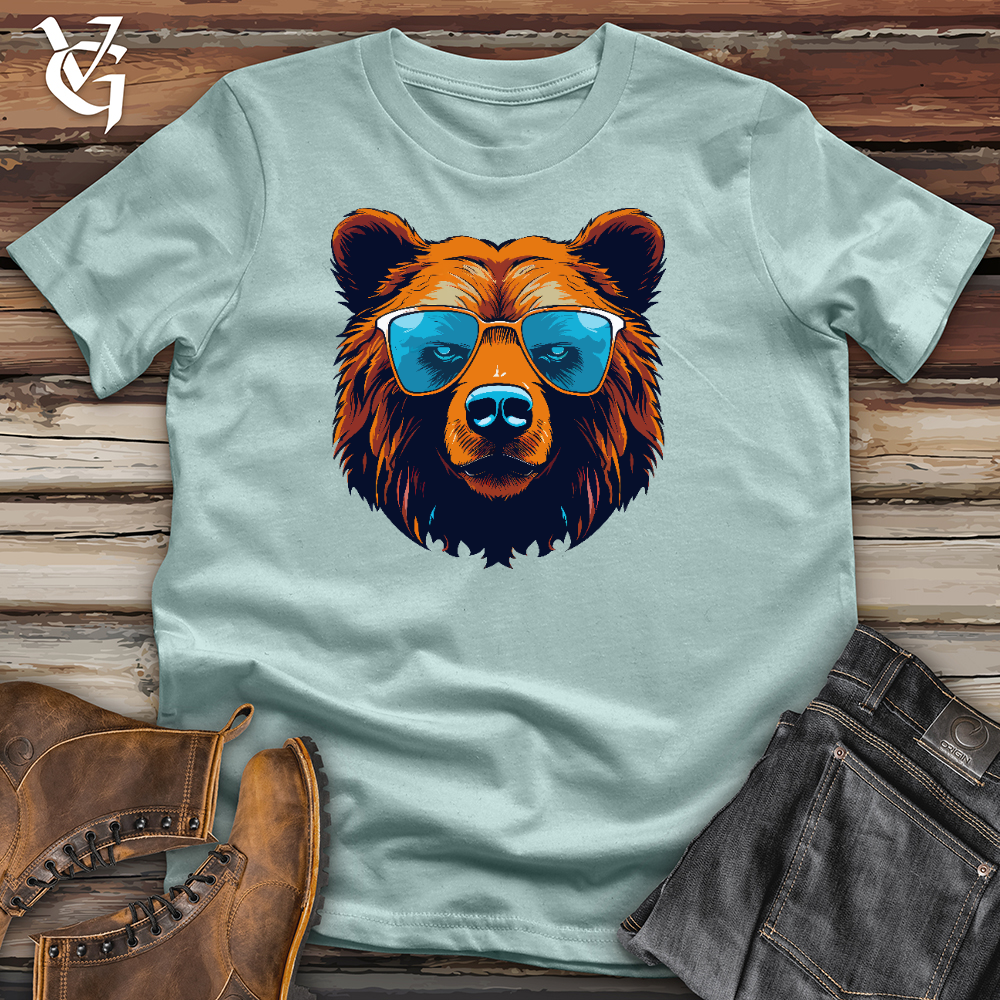 Viking Goods Poised Bear Cotton Tee Dusty Blue / L