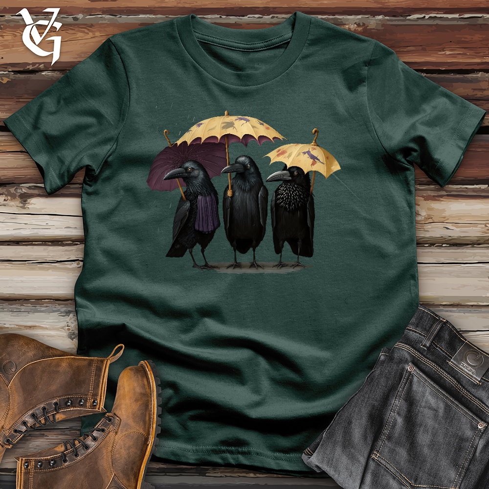Viking Goods 3 Raven Amigos Cotton Tee Forest / L