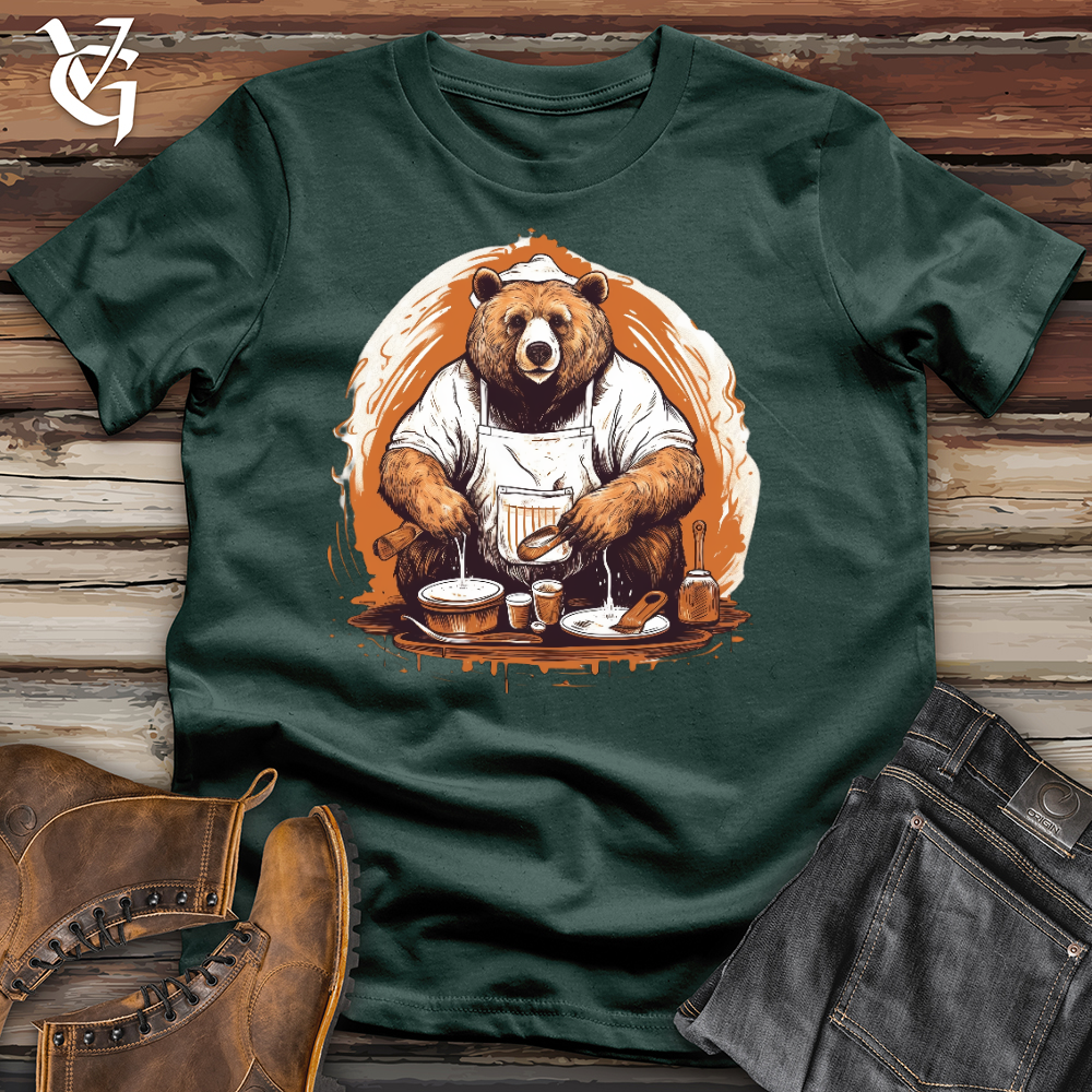 Viking Goods Bear Chef Cotton Tee Forest / L