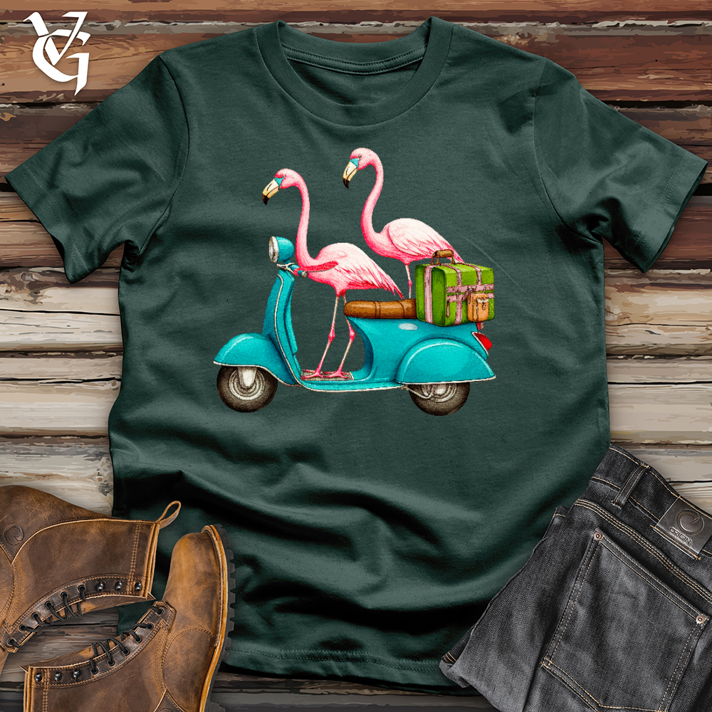Viking Goods Flamingo Scoot Cotton Tee Forest / L