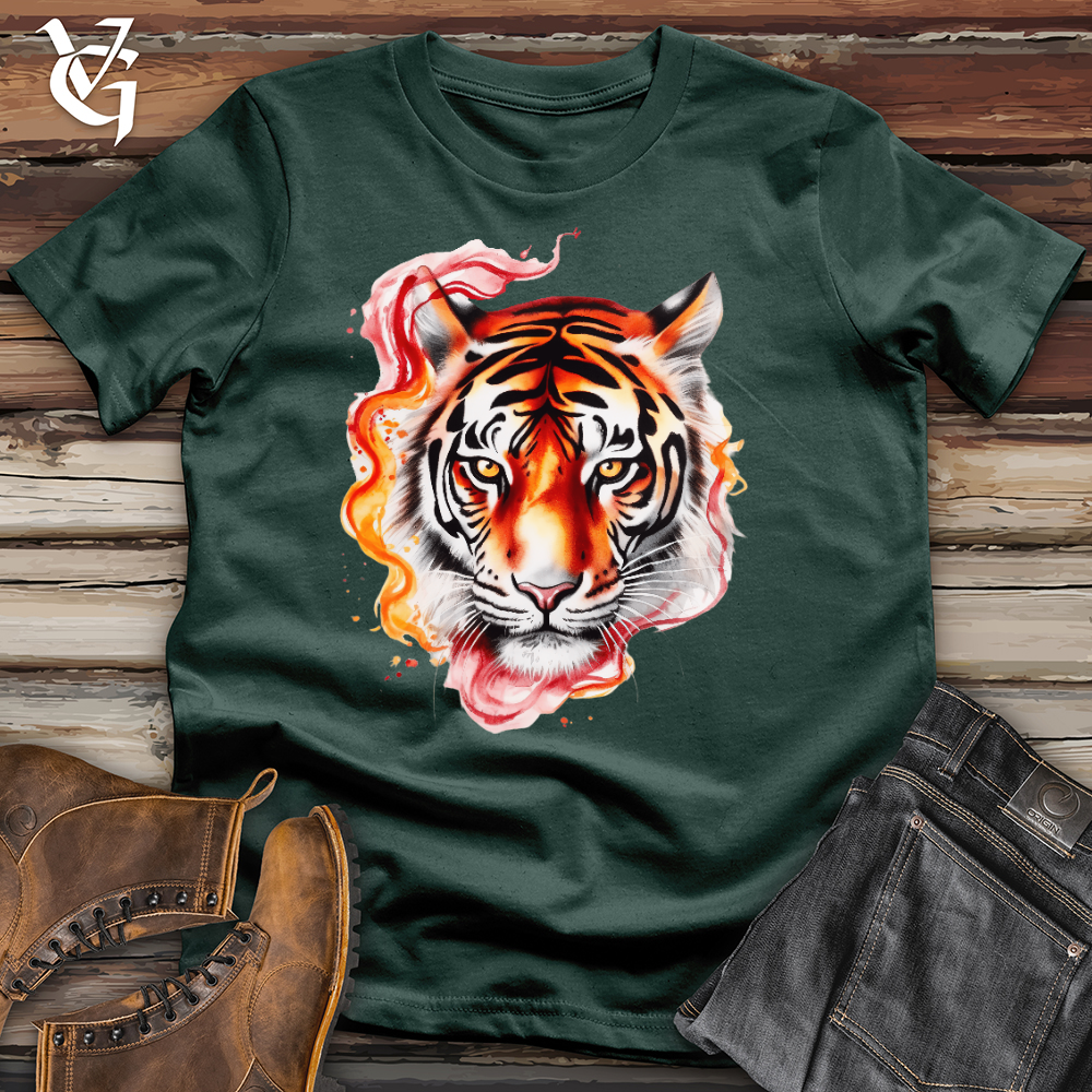 Viking Goods Furious Tiger Cotton Tee Forest / L