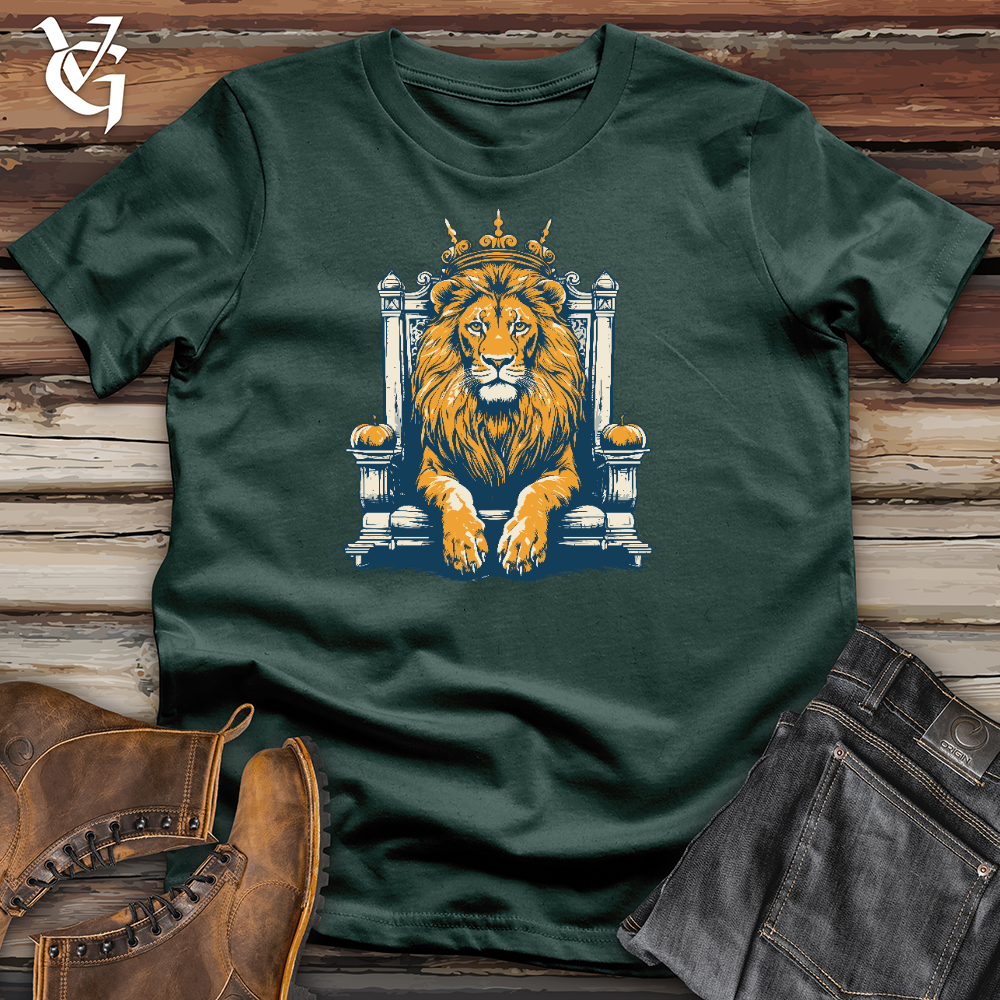 Viking Goods Lion With Crown Cotton Tee Forest / L