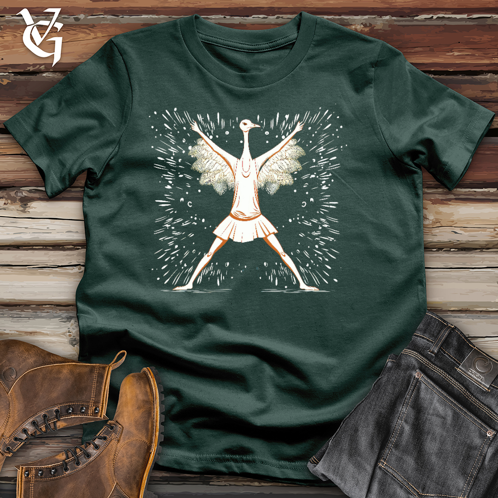 Viking Goods Ostrich Yoga Instructor Cotton Tee Forest / L