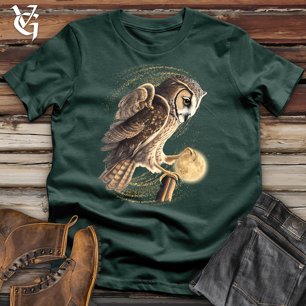 Viking Goods Owl Moon Snatcher Cotton Tee Forest / L