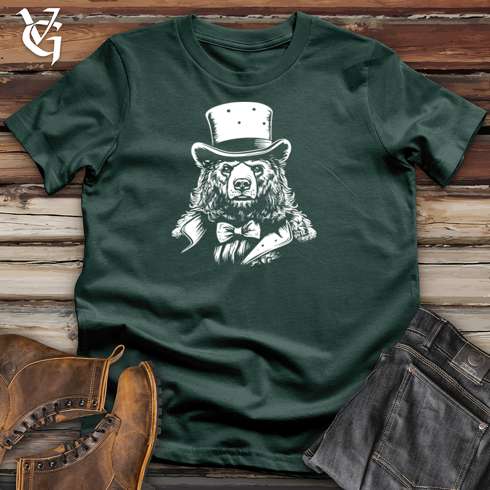 Viking Goods Pedaling Bear Chic Cotton Tee Forest / L