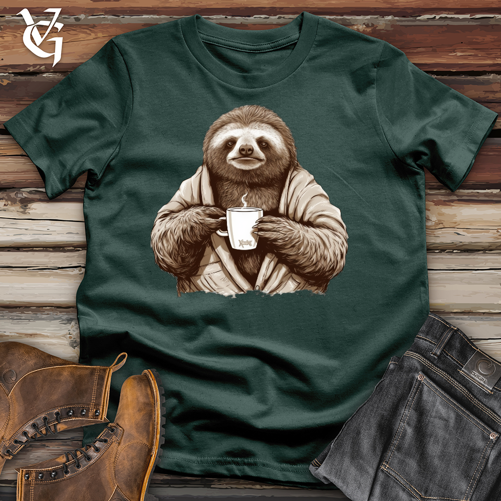 Viking Goods Serious Sloth Cotton Tee Forest / L
