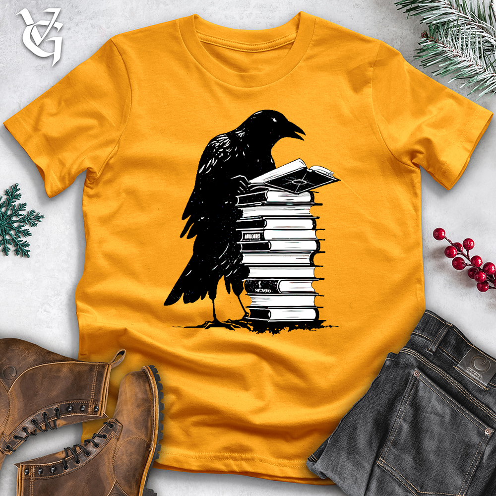 Viking Goods Raven Homework Cotton Tee Gold / L