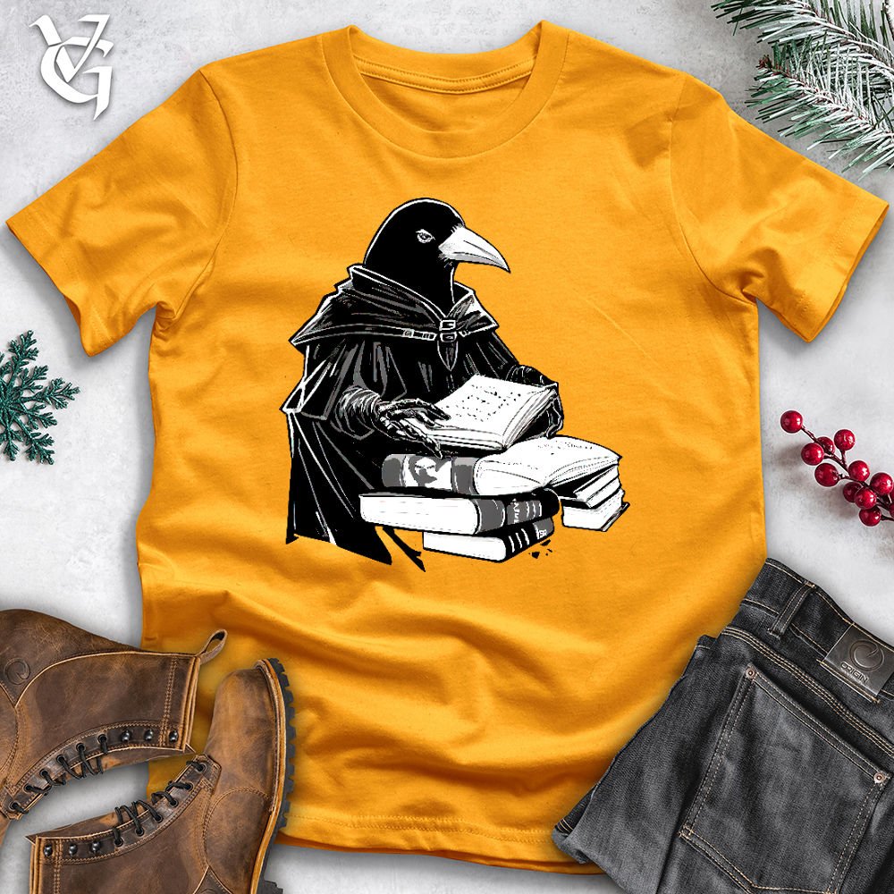 Viking Goods Raven Overlord Cotton Tee Gold / L