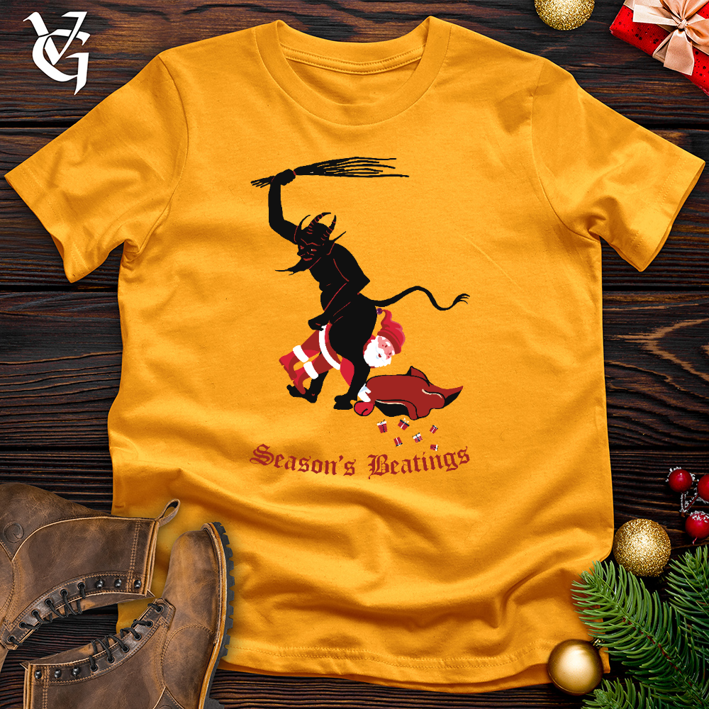 Viking Goods Seasons Beating Cotton Tee Gold / L