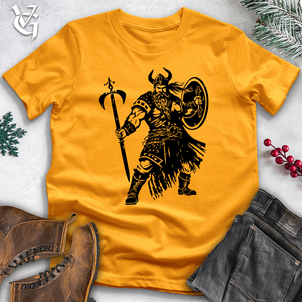 Viking Goods Viking Warrior Cotton Tee Gold / L
