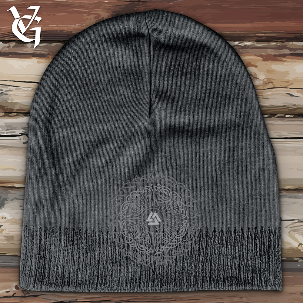 Viking Goods Ancient Round Celtic Cotton Beanie Graphite