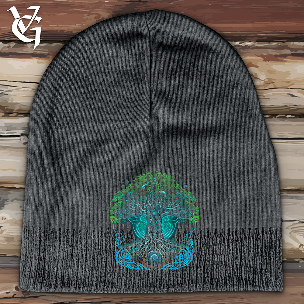 Viking Goods Yggdrasil Spirit Tree Cotton Beanie Graphite