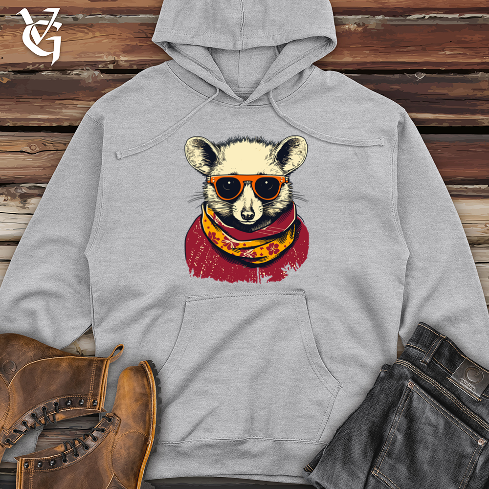 Viking Goods Opossum Renegade Midweight Hooded Sweatshirt Grey Heather / L