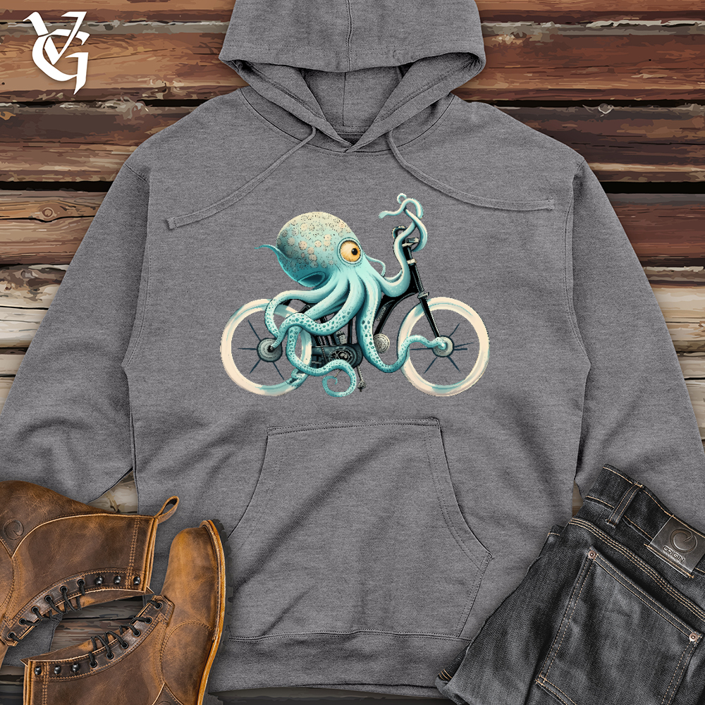Viking Goods Octobike Midweight Hooded Sweatshirt Gunmetal Heather / L