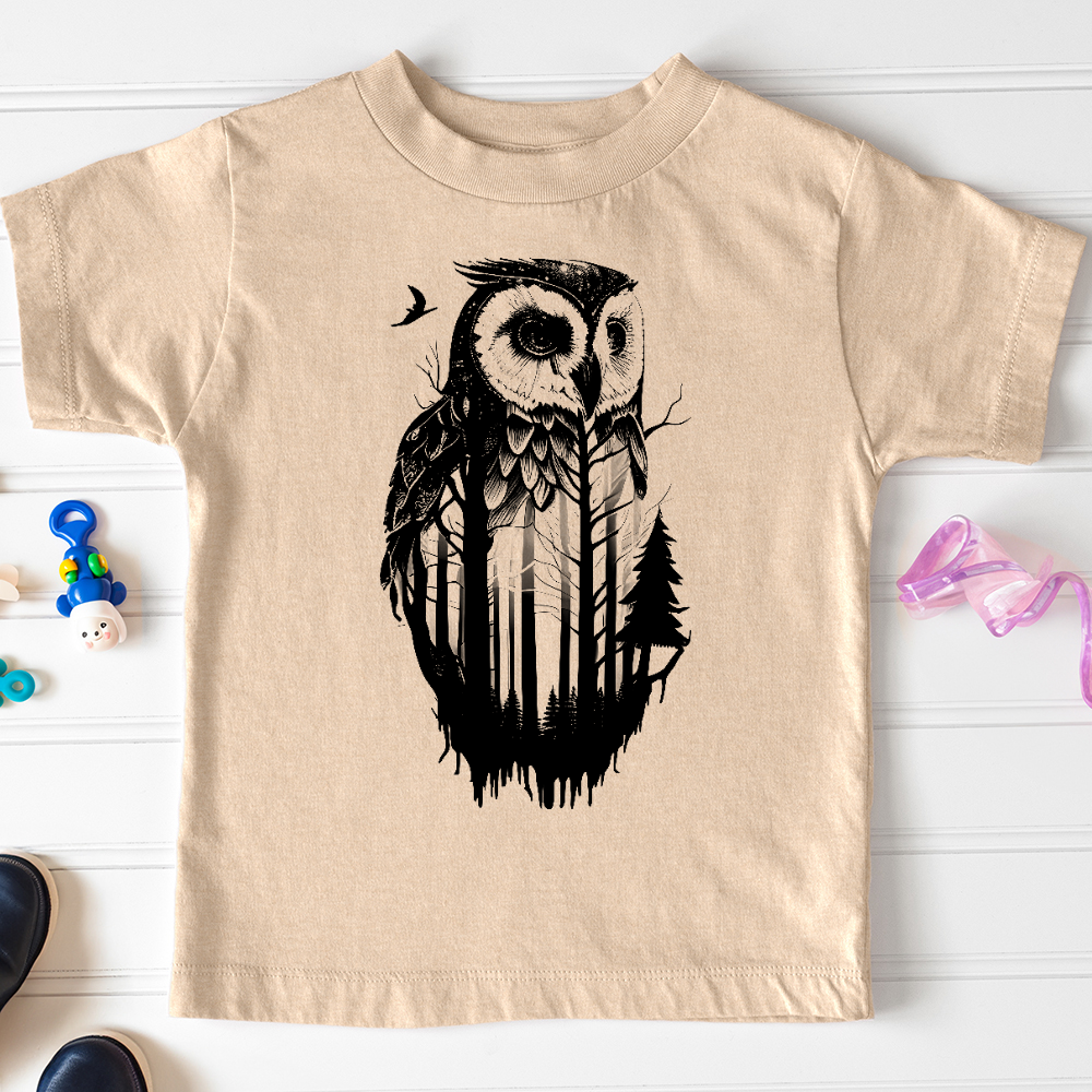 Viking Goods Owl Soul Toddler Tee Heather Dust / 2T